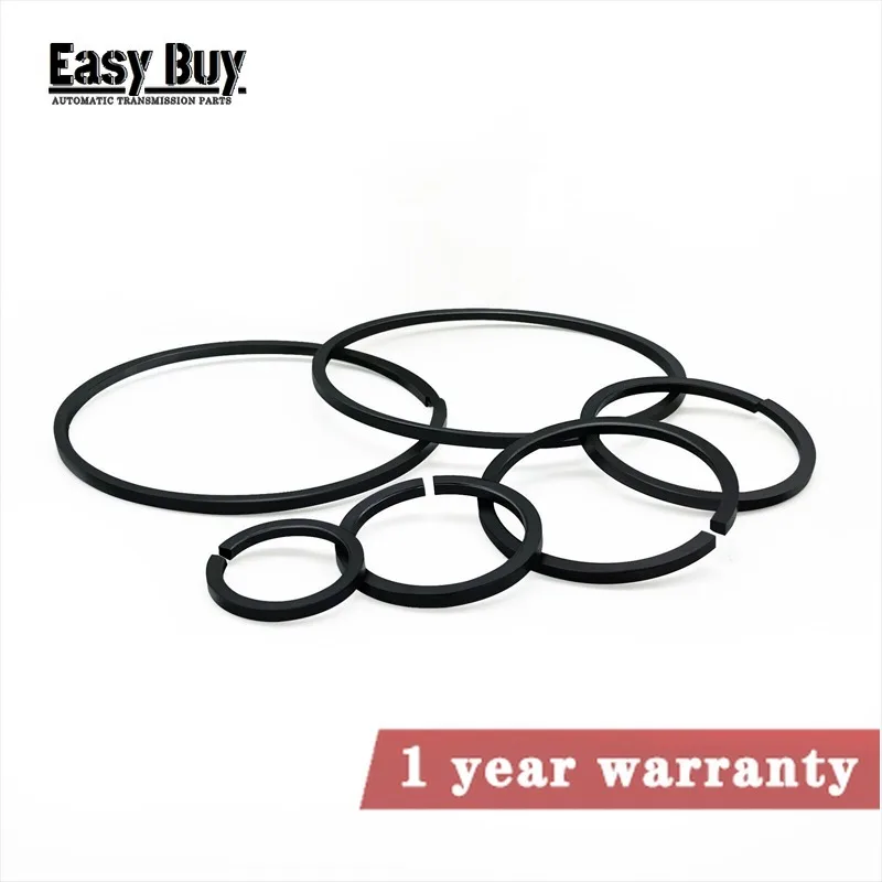 

6PCS AL4 DPO Transmission Oil Seal Rings Kit Fits For Peugeot 206 207 307 40 Citroen Renault