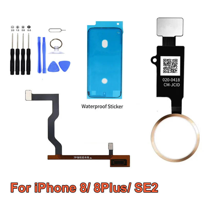 Universal Touch Version Home Button Flex For iPhone 8 8 Plus SE2 YF Back Return Function Solution With screen Seal Free tools
