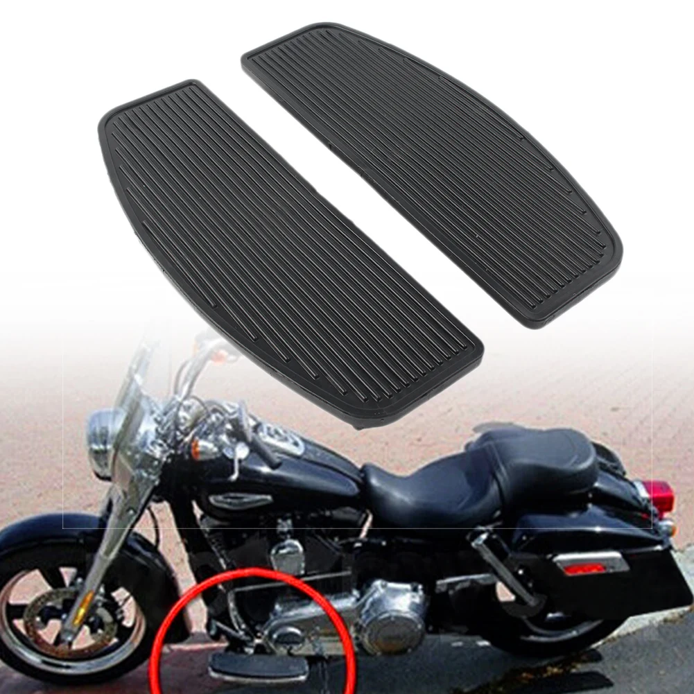 Motorcycle Rider Insert Footboard Footrest Foot Rest For Harley Touring 1986-19 2012+ Dyna FLD & 1986-later FL Softail