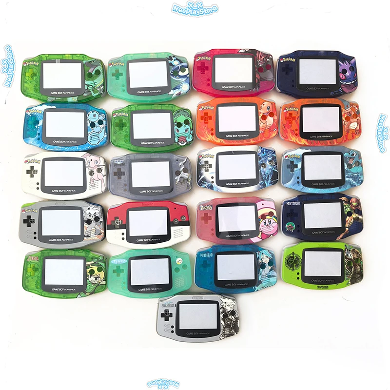 

Pokémon GBA Shell Full Set Housing Shell Game Boy Advance Housing Cover Protective Case Anime Peripheral Collection Gifts