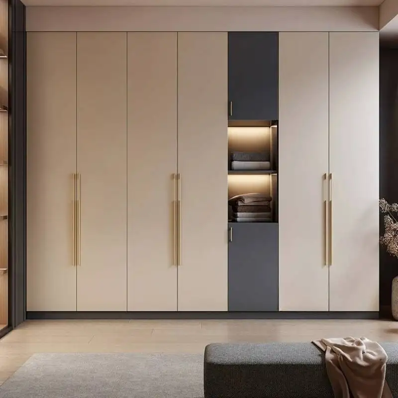 Armario Divisor de Madera para Ahorrar Espacio, Estantes de Exhibición, Armario, Ropero, Mueble Organizador para el Hogar