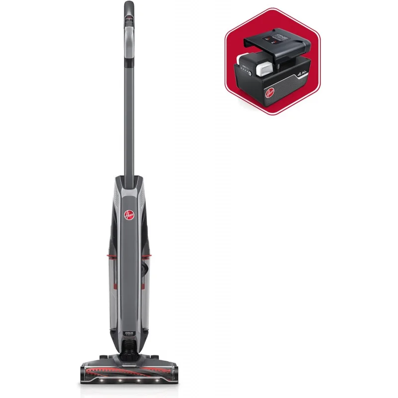 

Hoovvers ONEPWR Evolve Pet Elite Cordless Upright Vacuum Cleaner, for Carpet Hard Floor, Portable and Lightweight, Superior