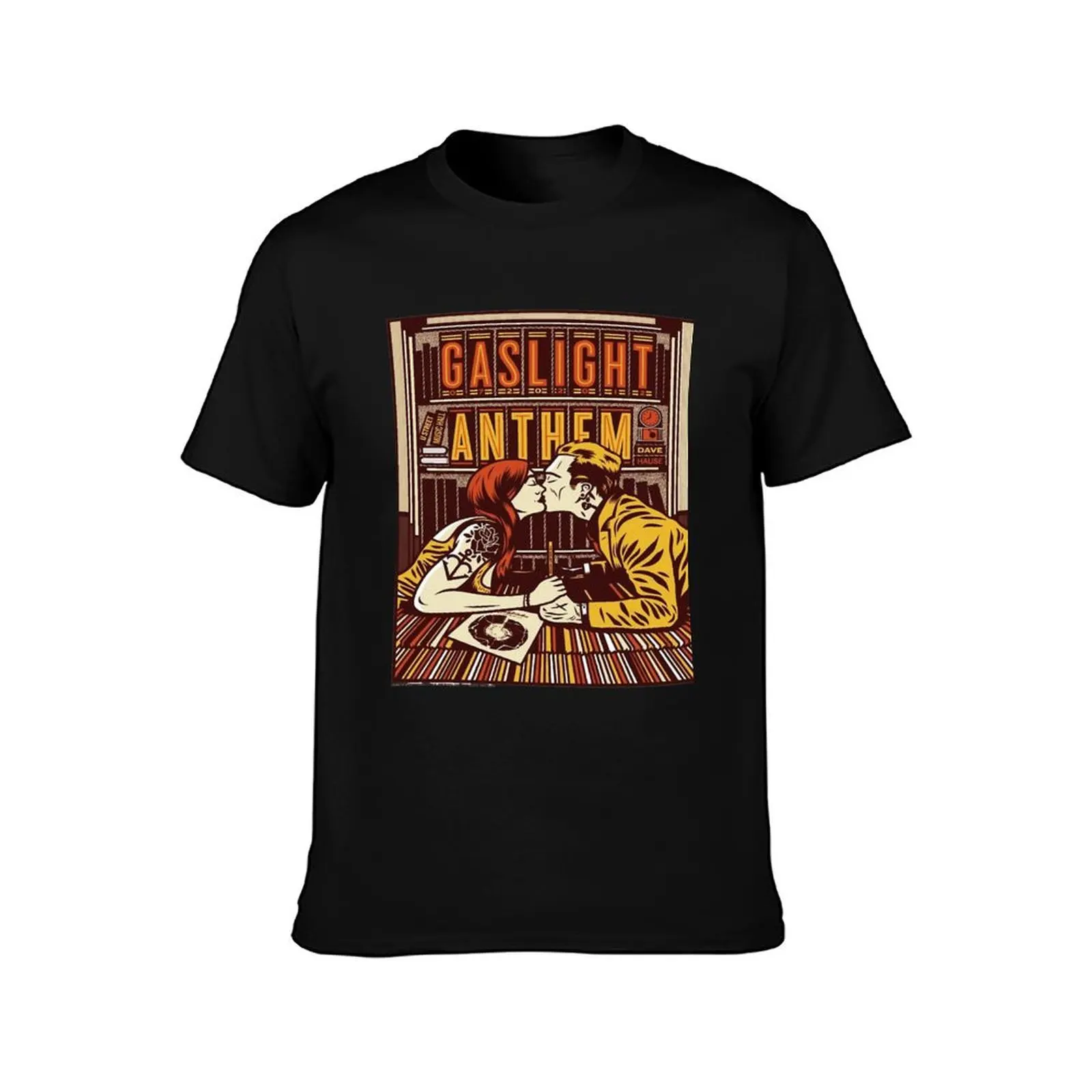 Gaslight Anthem 1(9) T-Shirt Sweat Absorbing Sports Tee Shirt T-Shirt