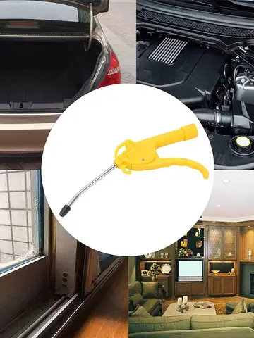 Air Blow Gun,High Flow Air Blower Gun for Compressor with Angled Bent Nozzle,Three Colors to Choose from,Short style