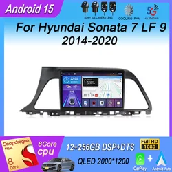4G BT Android 15 Carplay Multimedia All-in-one machine For Hyundai Sonata 7 LF 9 2014 2015 2016-2020 GPS Auto Radio Stereo 2 DIN