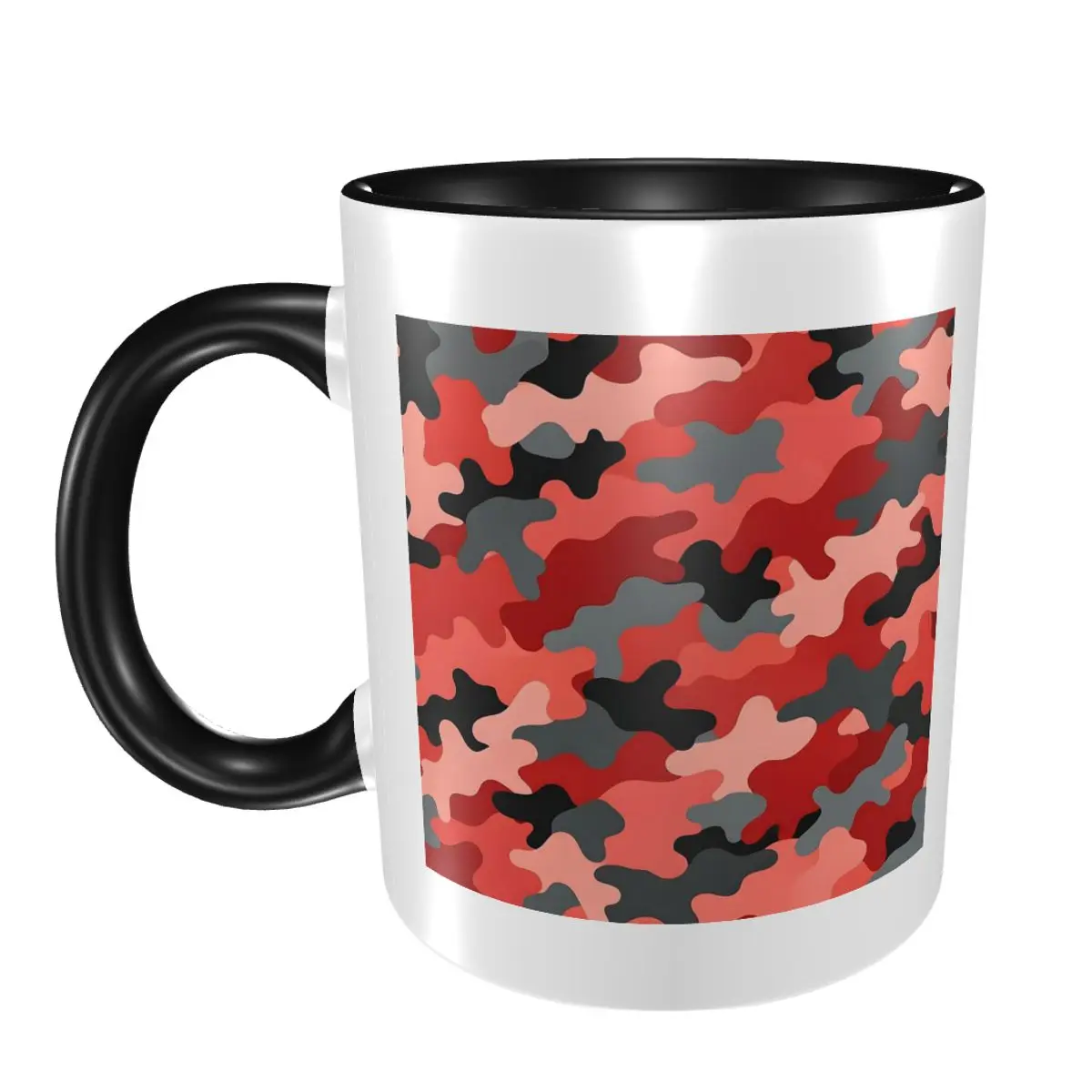 Military Camo Army Tactical Camouflage Mug Funny Ceramic Coffee Cups Tea Mugs Milk Cup Drinkware Gift for Friends