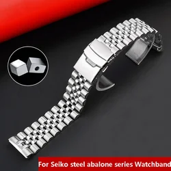 Solid stainless wristband for Seiko steel  watch strap abalone series turtle srpa21 srp777 srpc25 srp773 Bracelet 22mm watchband