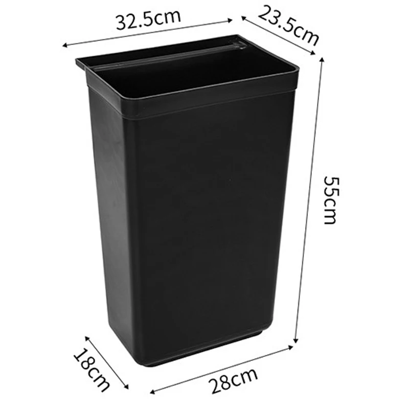 Dining car collection basin, long hanging bucket, special trash can for dining car, plastic collection truck, bowl collection
