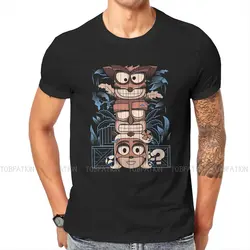 C.Totem Graphic TShirt Crash Bandicoot Game Creative Tops Casual T Shirt Male Tee Unique Gift Clothes