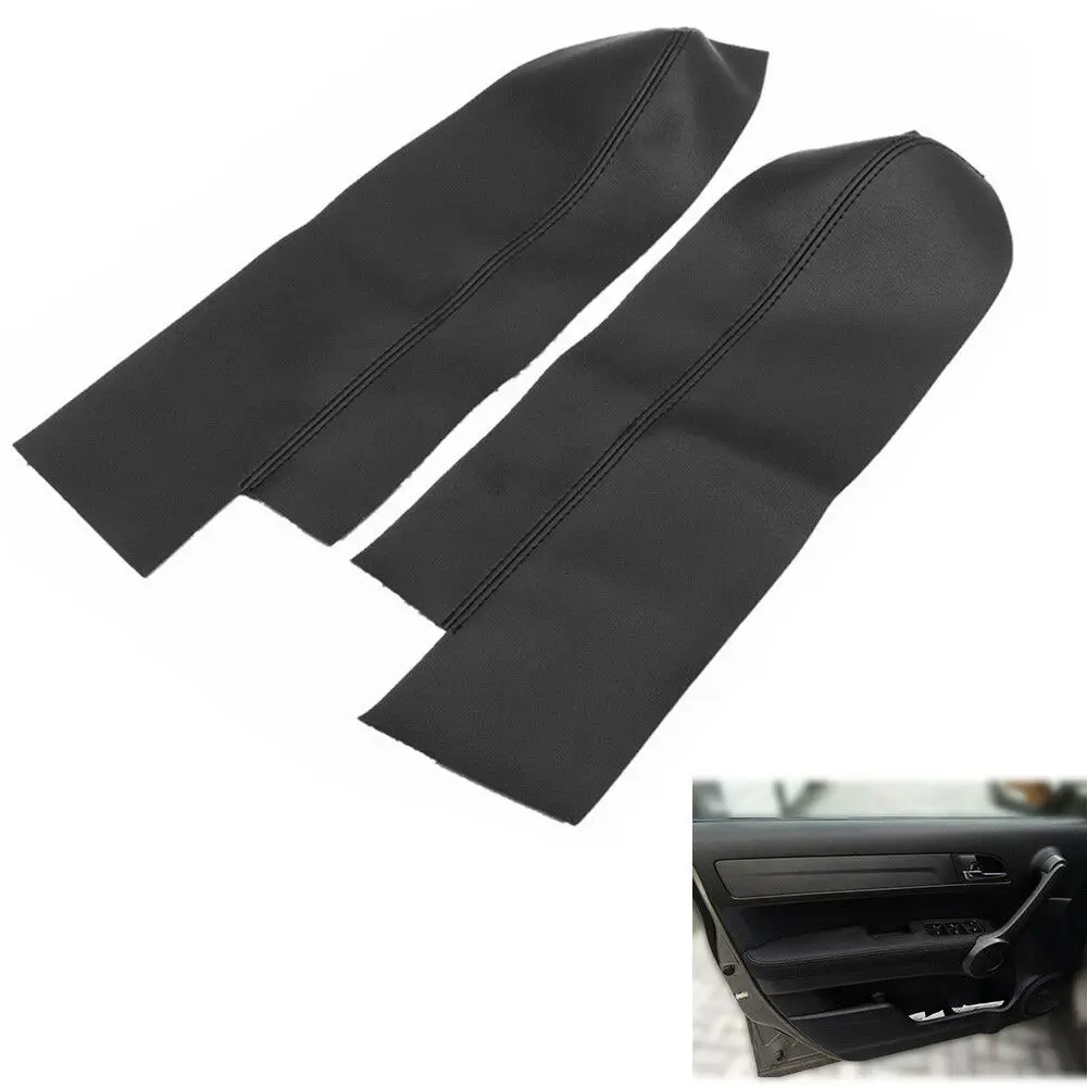 Car Door armrest cover Console Trim Front Inner Interior Microfiber leather Panel Set Equipment Auto Practical