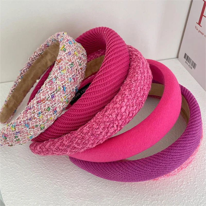 Rose Red Series Headband Female Hair Hoop Sweet And Cute Go Out All-match Press Hair Headband Versatile Fashion Hairstyle Tool