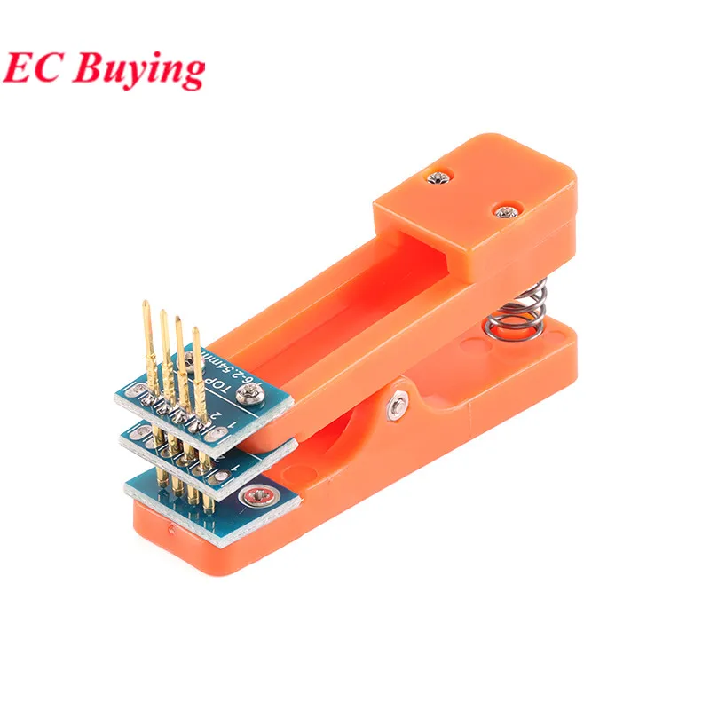 Test Stand PCB Clip 2.54mm Spacing Clamp Burning Fixture Probe Pogo Pin Download Program Burn 3P 4P 5P 6P 7P 8P 9P 10P 12P Cable