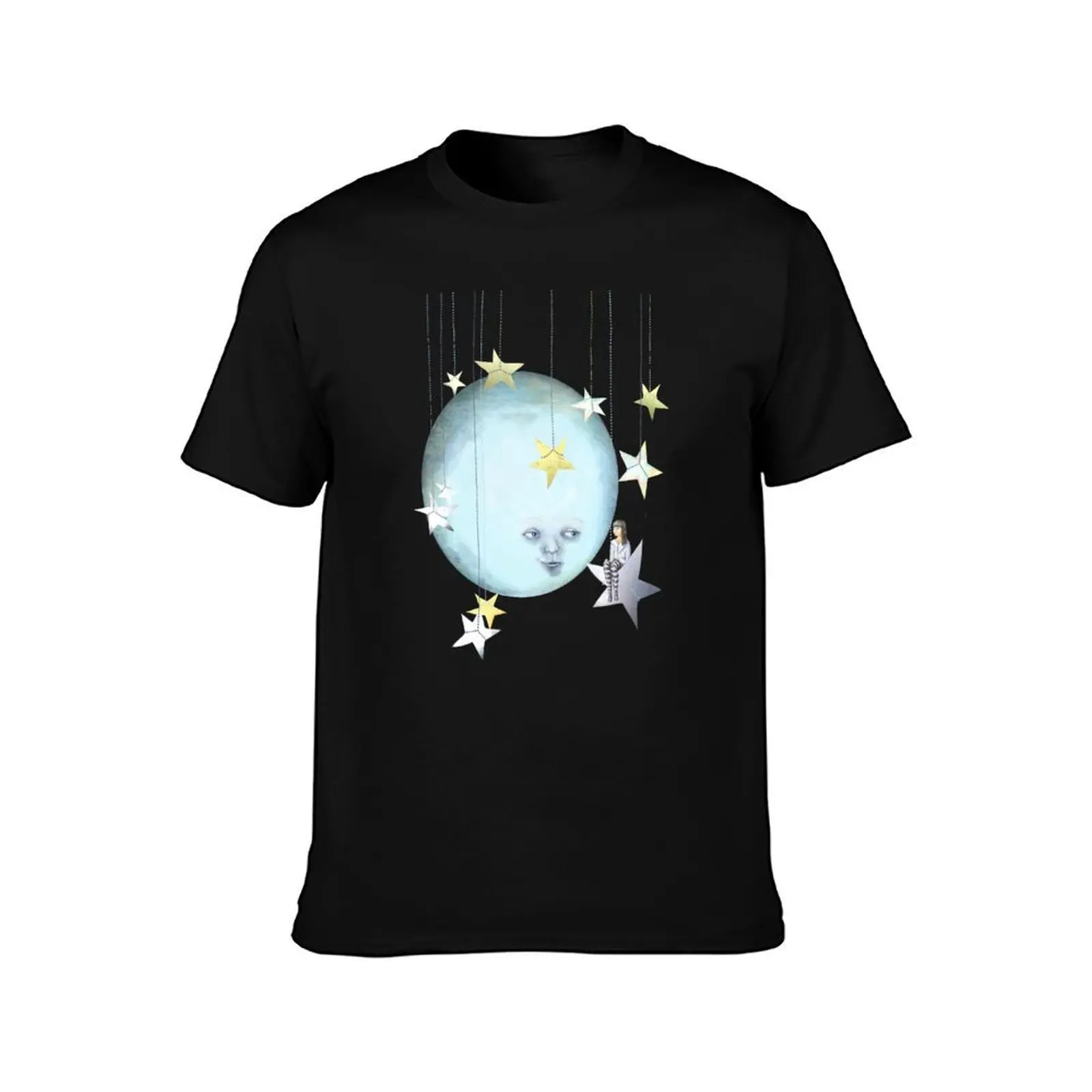 Hanging with the Stars T-Shirt, Summer Casual Cotton Tee, Oversized Streetwear Tops, Vintage Graphic Print, Unisex Men Women