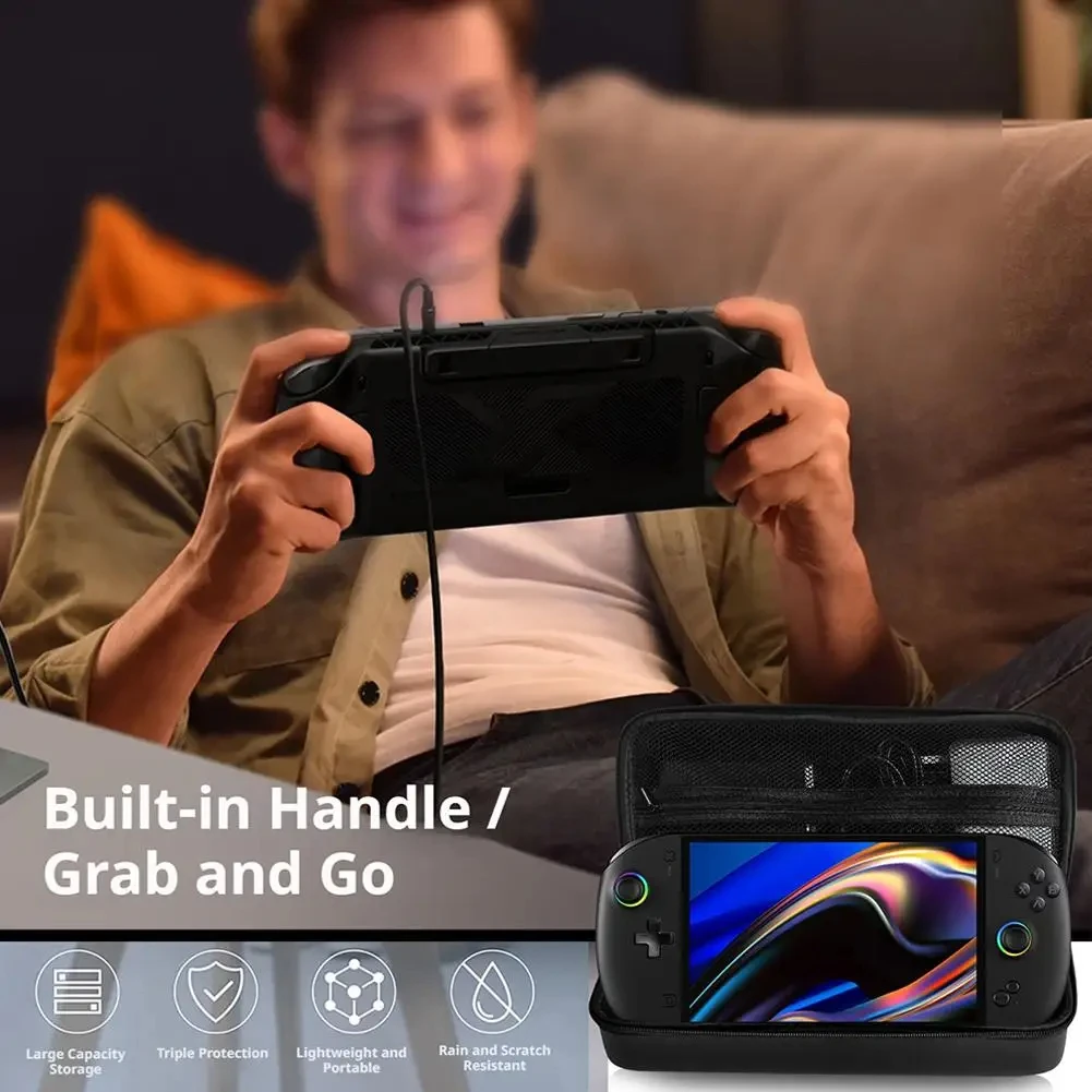

Hard EVA Carrying Case for OneXPlayer Handheld Game Console Shockproof Storage Bag Anti-scratch Travel Handbag R2R3