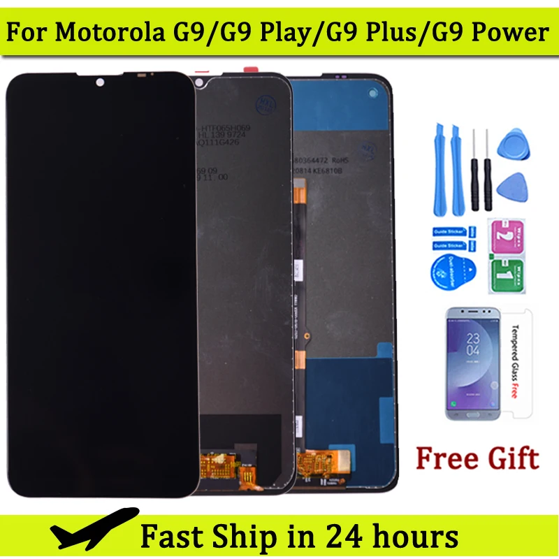 LCD Display For Motorola Moto G9 G9 Plus G9 Power Xt2091-4 XT2091-3 G9 Play Touch Screen Digitizer Replacement