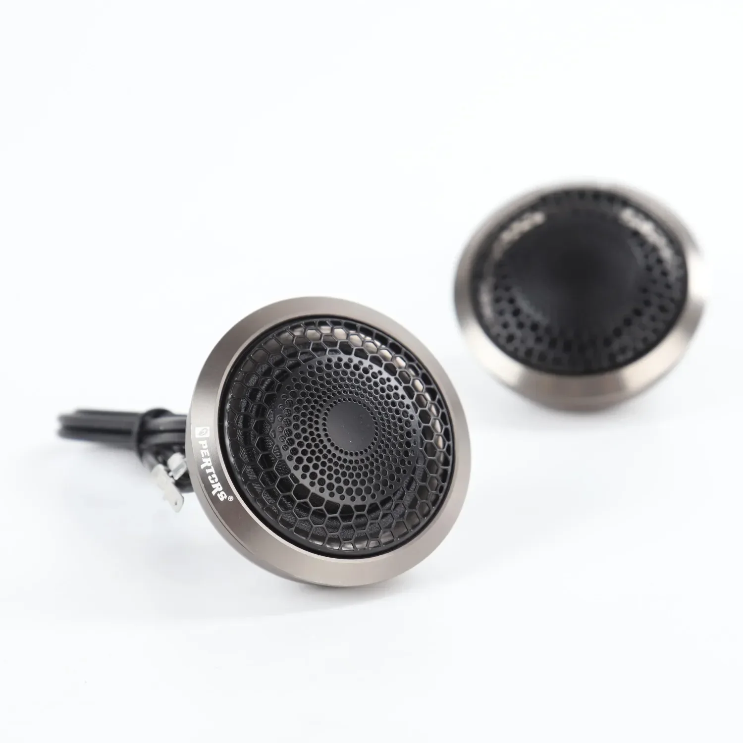 A PAIR Silk Film Ball Tweeter 300W High-power HIFI Audio Horn Pass Tweeter Pair Set Car Audio Marine Car Horn Set