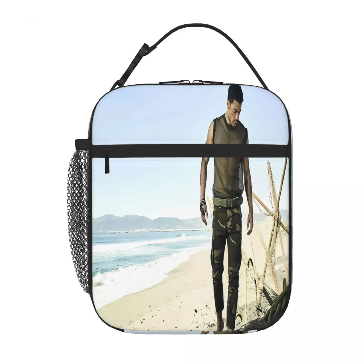 Hot Sale Carlos Rivera Thin Sofa Single Layer Insulated Snack Tote Bus Trip Leakproof Lunch Bag