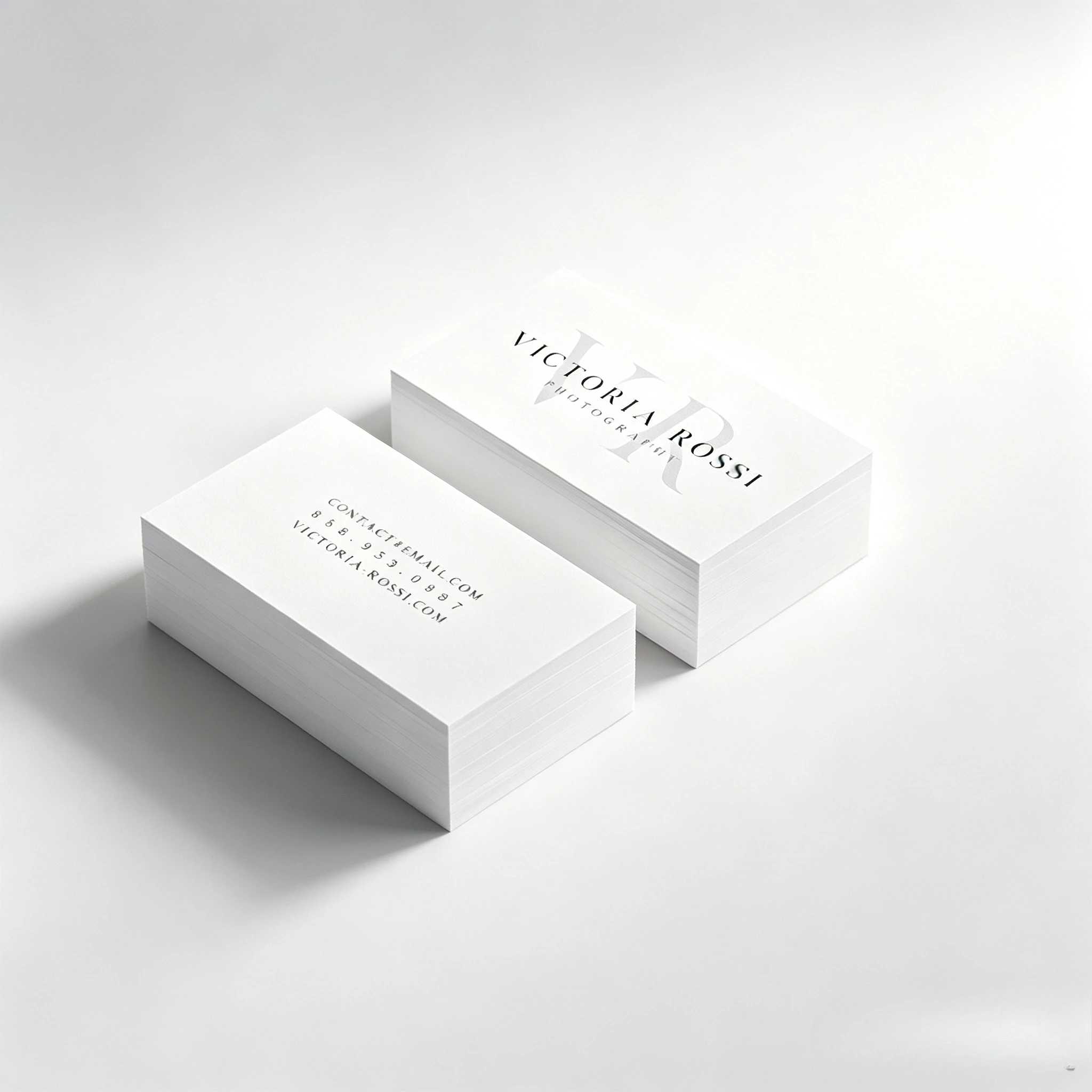 Custom Business Cards 9*5.4cm Double Sided Right Angle 300g Free Design Personalized Text Logo For Business