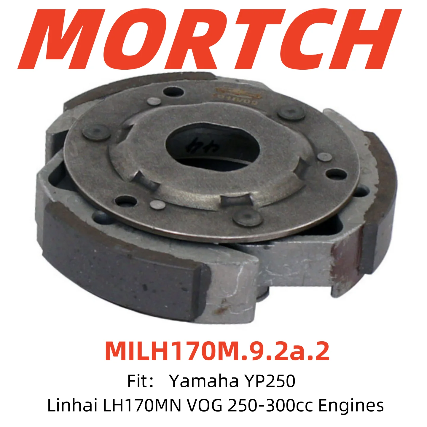 Clutch Shoe Assembly Linhai Plate of Clutch Bigger 142mm MILH300-5036B for Yamaha Linhai VOG 250-300cc - 23925a