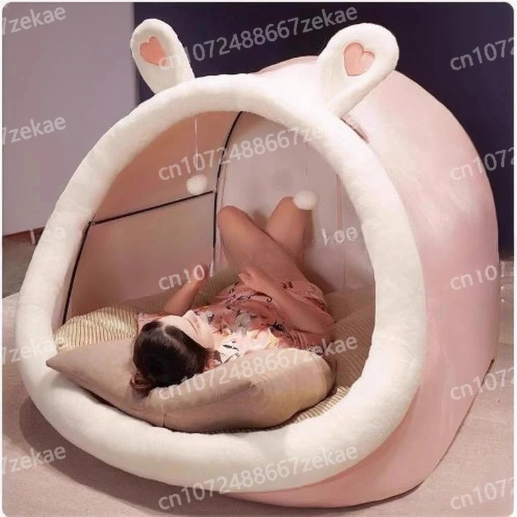 Indoor Private Nest Tent Dog House Stylish Lazy Sofa Sleeping Bed for Home Living Room Bedroom