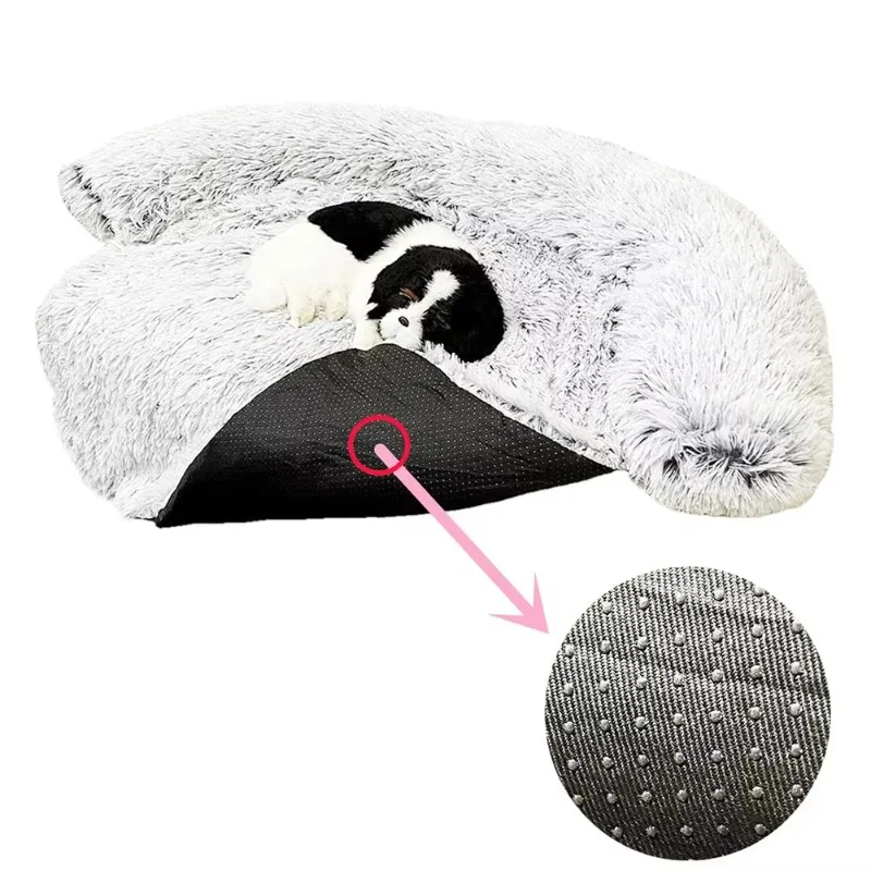 

Removable zipper washable imitation fur pet pad cat dog calming furniture protector car seat cover sofa mattress cat