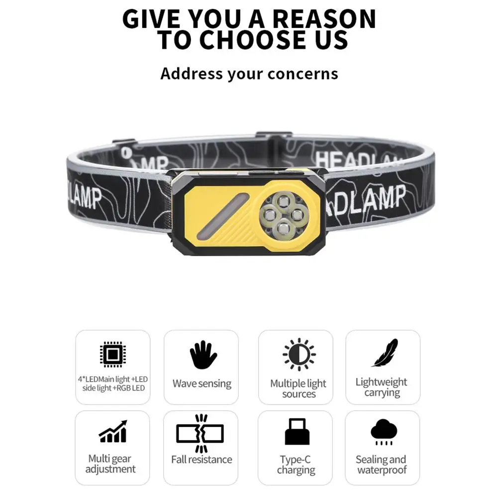 السوبر مشرق متعدد الوظائف مشبك صغير ضوء USB قابلة للشحن المحمولة الشعلة مصباح يدوي RGB LED EDC الأضواء مع جيب M W7S7 #3