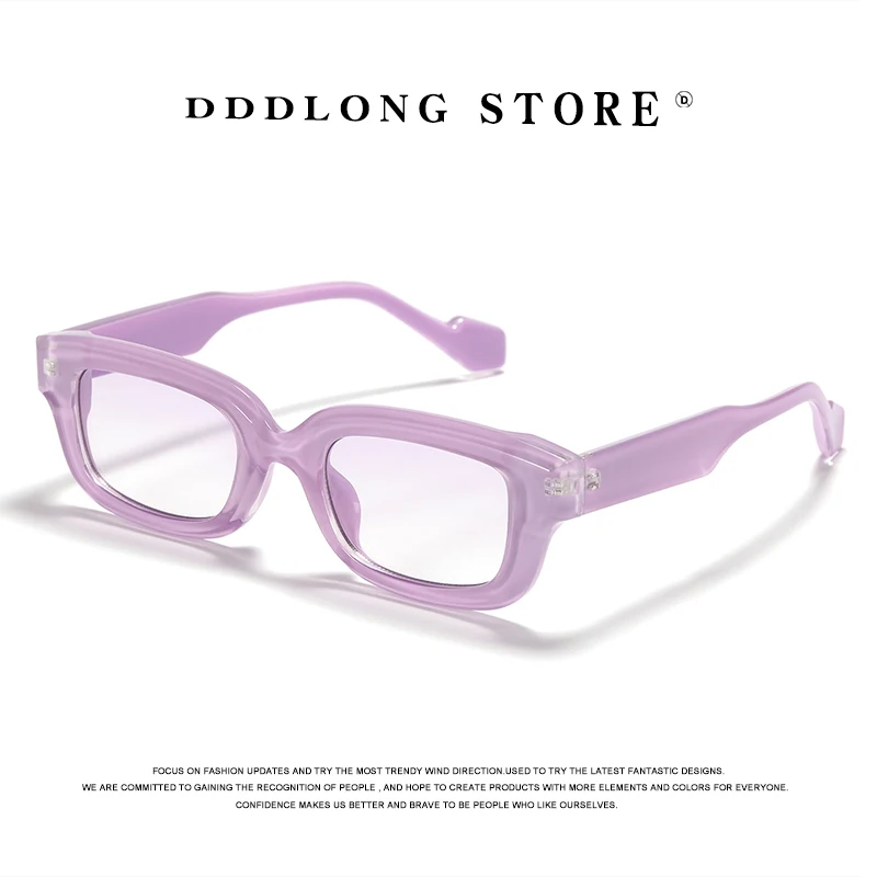 

DDDLONG Retro Fashion Square Sunglasses Women Men Sun Glasses Classic Vintage UV400 Outdoor Shades D258