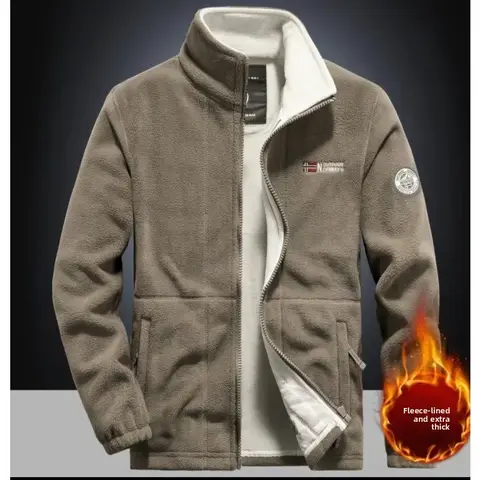 The North Face Spring Autumn Men's Outdoor Leisure Fishing Windproof Warm Cashmere Jacket Comfortable Windproof Breathable Top