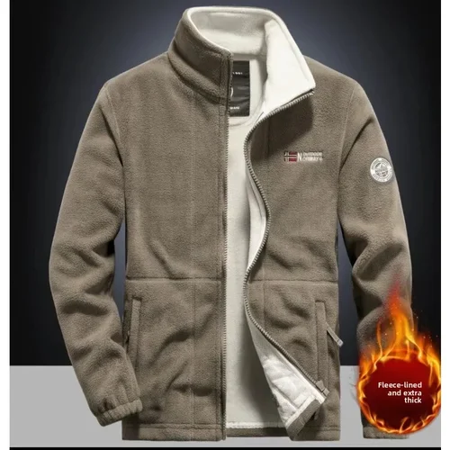 The North Face primavera otoño hombres ocio al aire libre pesca a prueba de viento chaqueta de Cachemira cálida cómoda a prueba de viento transpirable Top