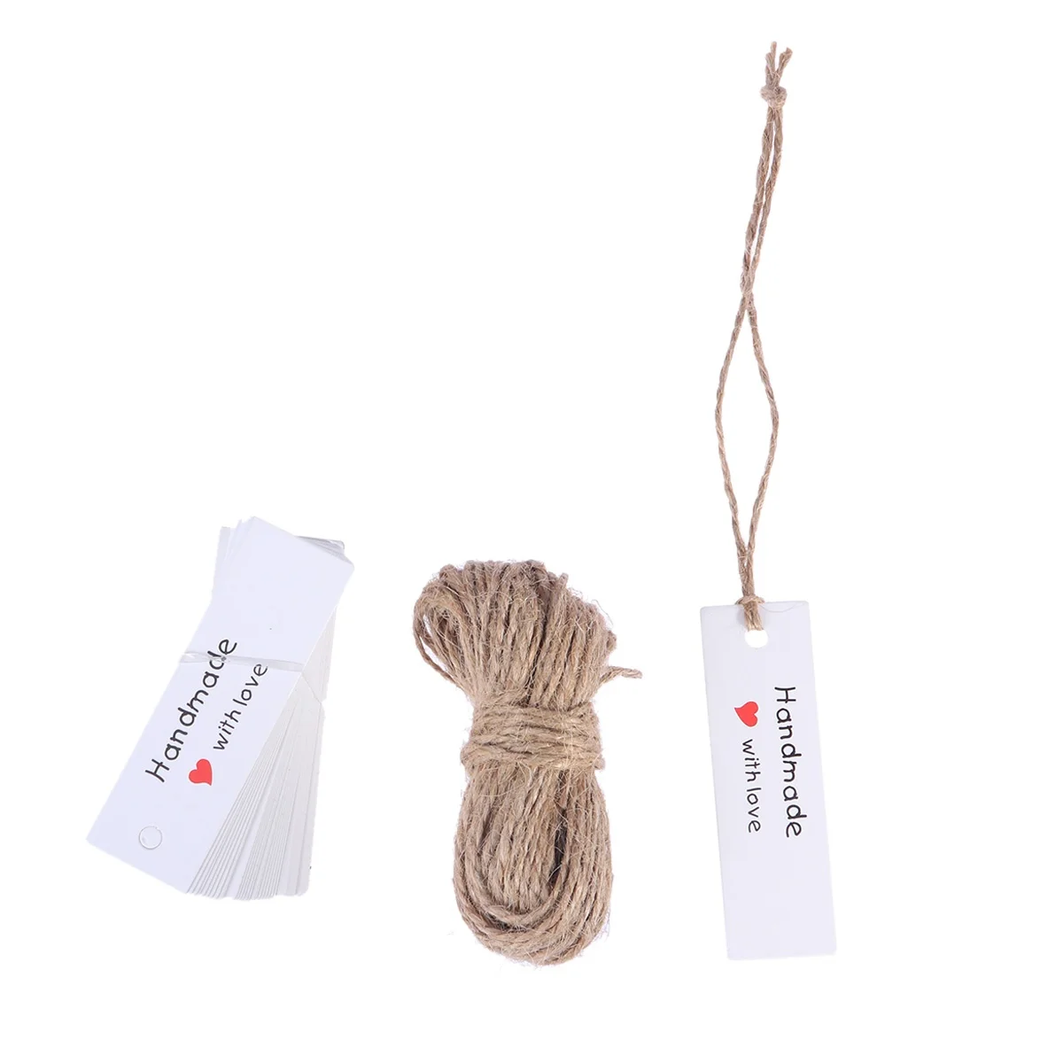 

Kraft Paper Tags for Valentine Party Favor Gift Wedding Favors Rectangle Tabs H made Vintage Decorations Christmas