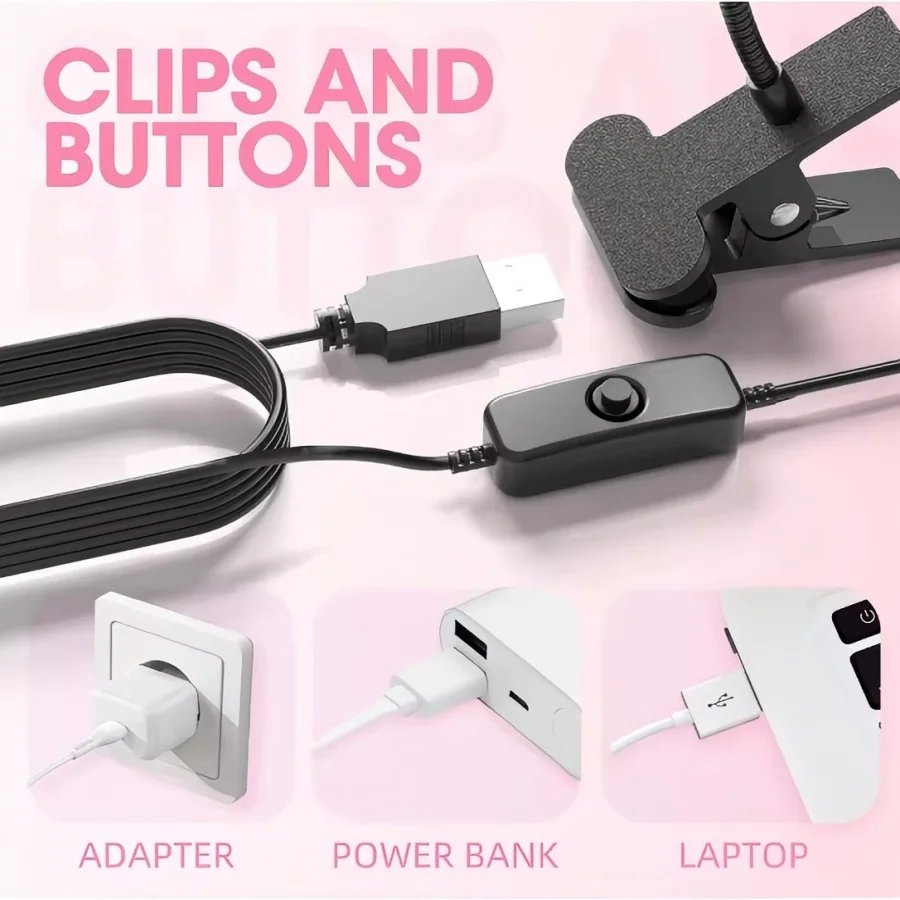 UV led nagellamp Golflengte clip creatieve nagelschoonheidslamp uitharding ultraviolet lichttherapie nagellamp nagellamp met één woord