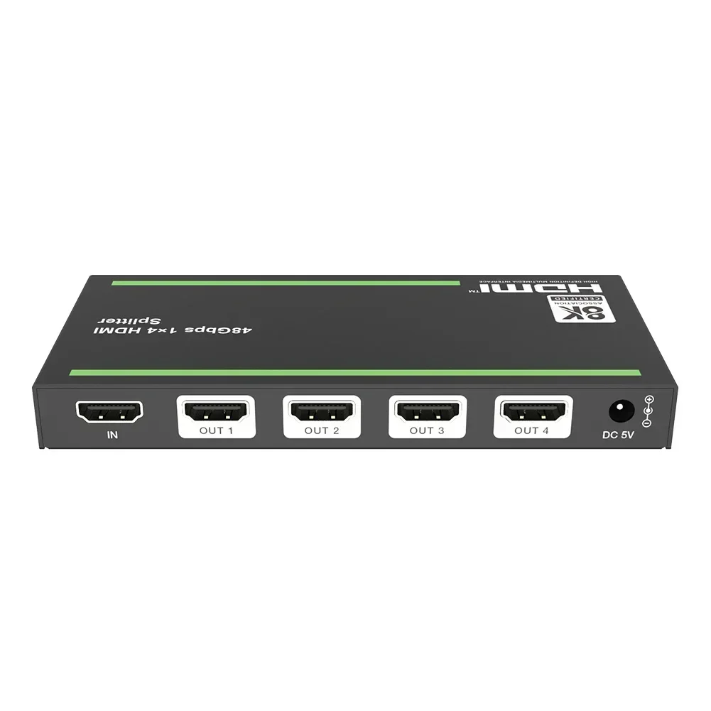 NewNew in stock 8K60Hz/4K120Hz hdmi Splitter 1x4 VRR HDR Scaler Output SPDIF OUT 4 Port