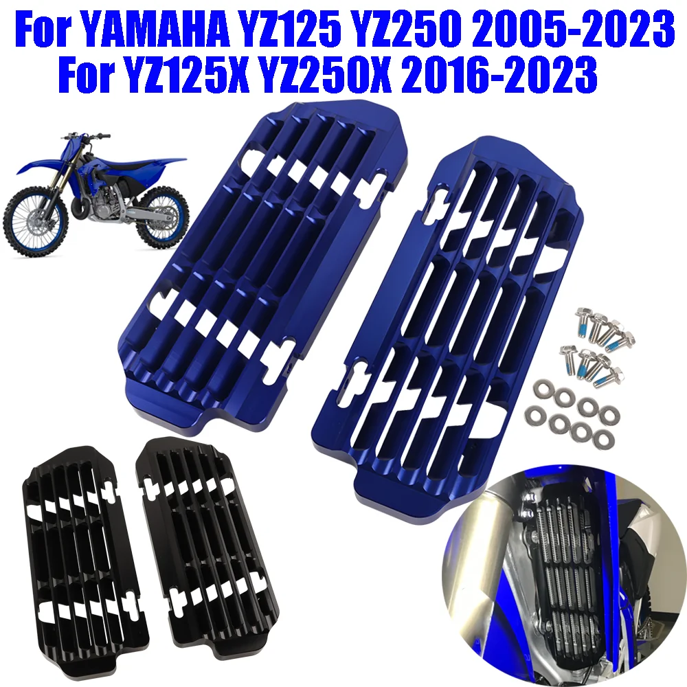 

Motorcycle Accessories Radiator Guard Grille Protector For Yamaha YZ 125 250 2005 - 2023 YZ125 YZ250 YZ125X YZ250X YZ 125X 250X