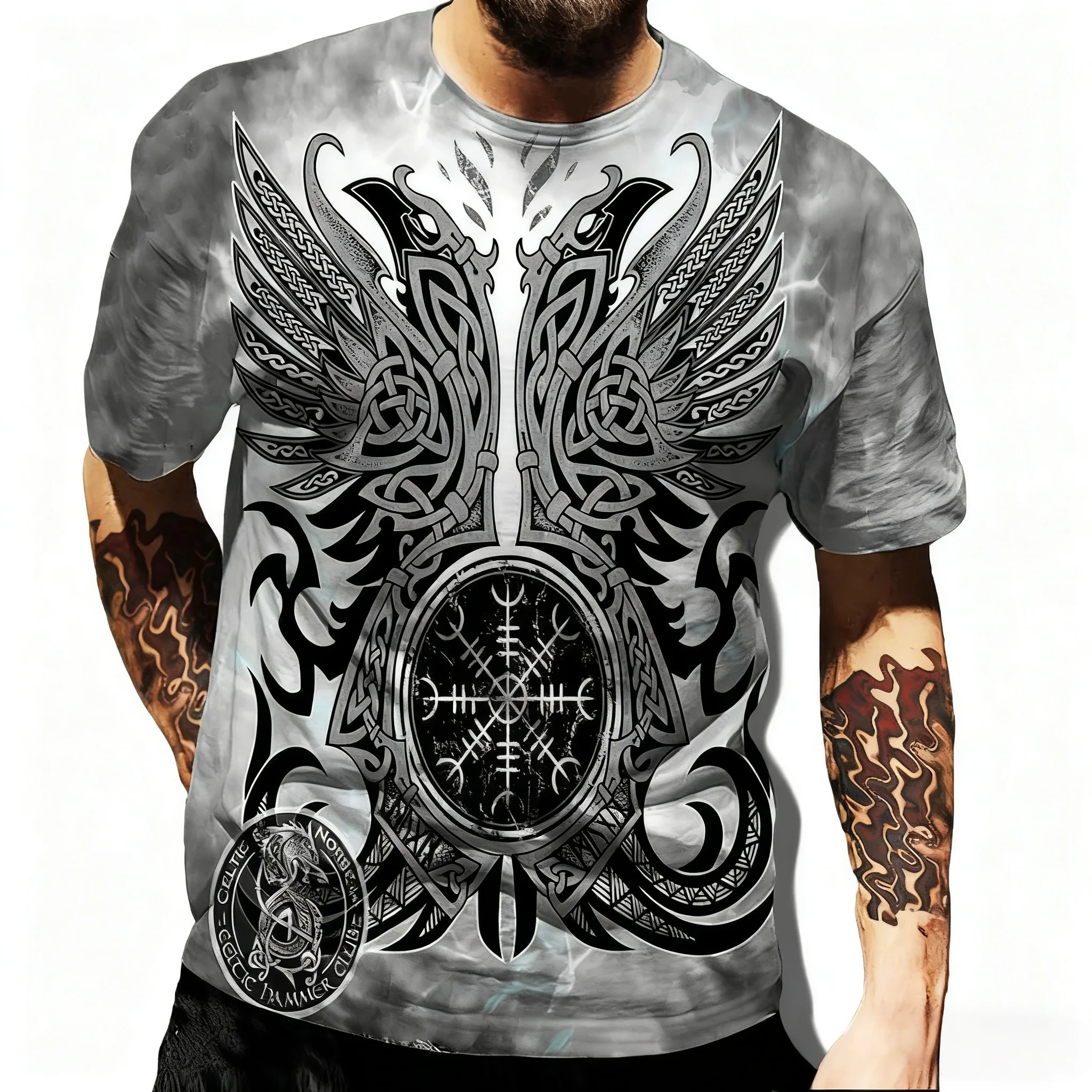 T-shirt sportiva traspirante ad asciugatura rapida per adulti/bambini, nuova moda, corsa, fitness, manica corta, ampia, per il tempo libero, vacanza, spiaggia