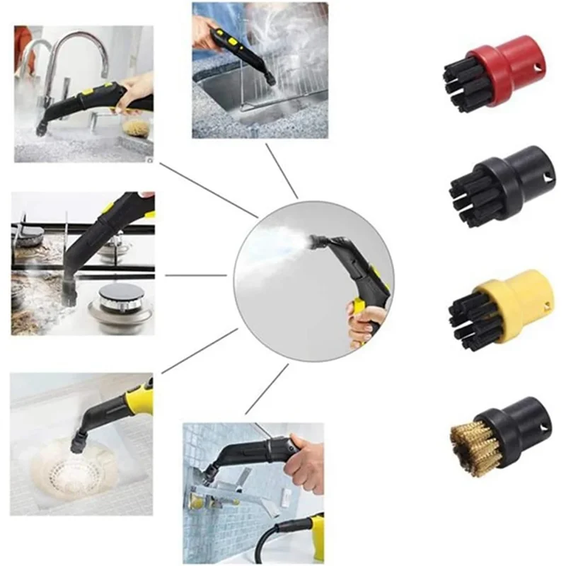 A86i-para conjunto de escova de vapor karcher com pano mop para sc1 sc2 sc3 sc4 sc5 sc7 acessórios de limpeza a vapor peças 2.863-159