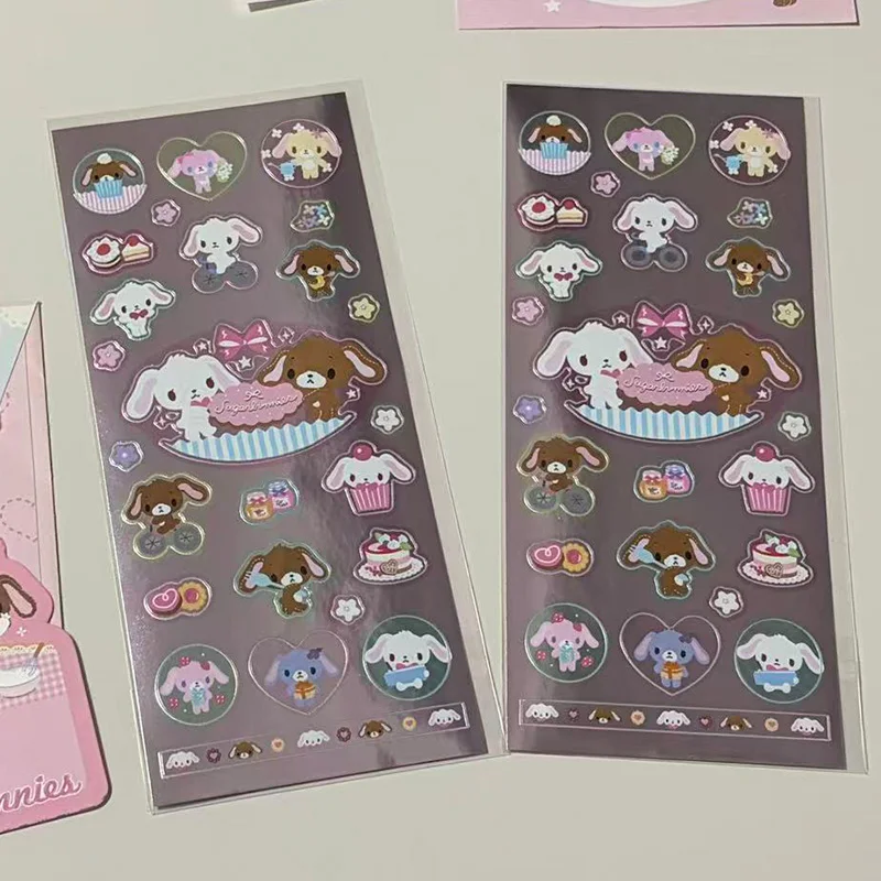 

Cartoon Sugarbunnies Sticker Cute Creativity Reward Stickers Handmade Diy Scrapbook Phone Case Ccd Decoration Girl Birthday Gift