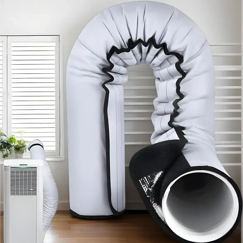 

AC Insulated Hose Cover Wrap Reusable Insulated Hoses Duct Vent Cover Protective Air Conditioner Parts Home Improvement Tool