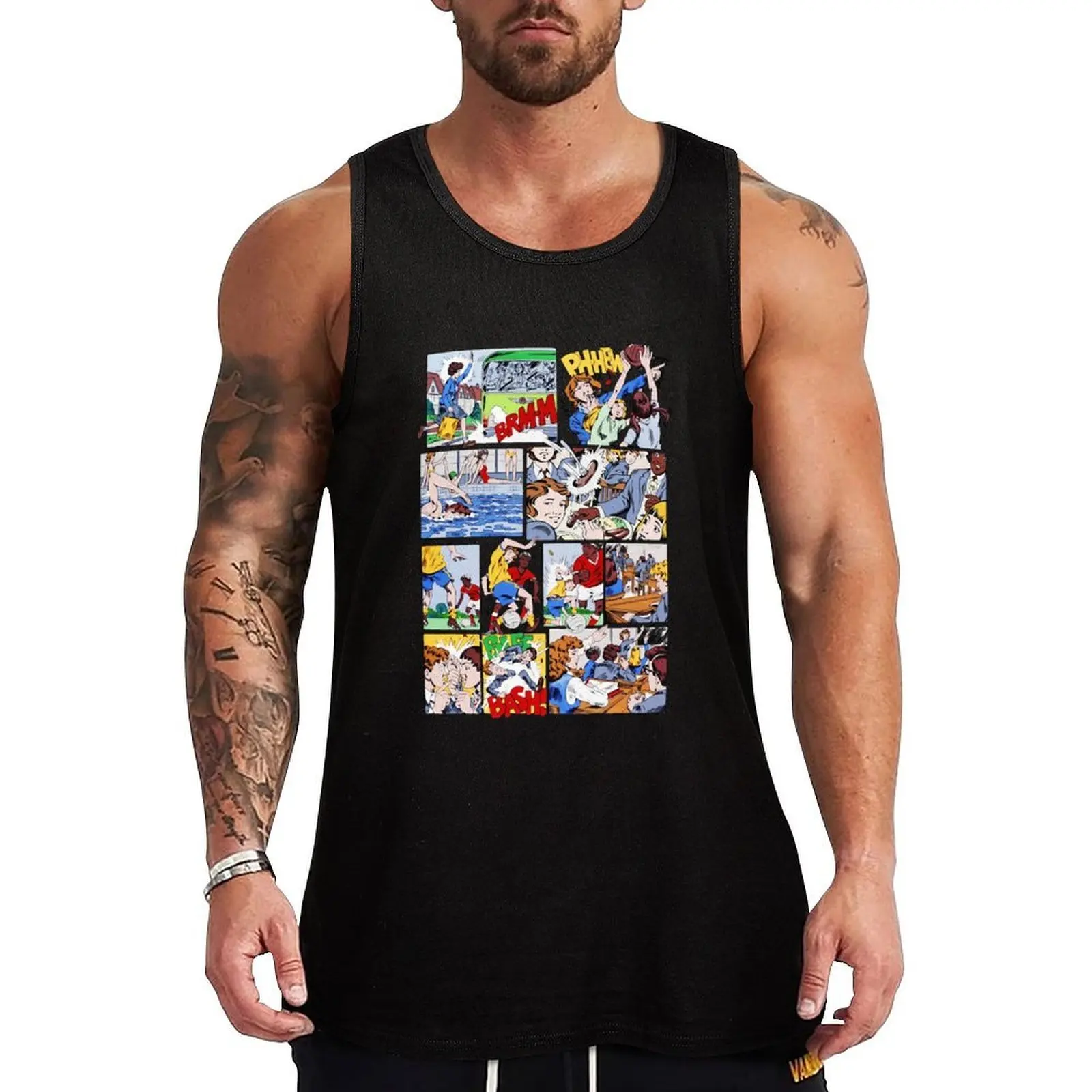 GRANGE HILL Tank Top Solid Color Basic Tank Top Regular Fit Casual Wear