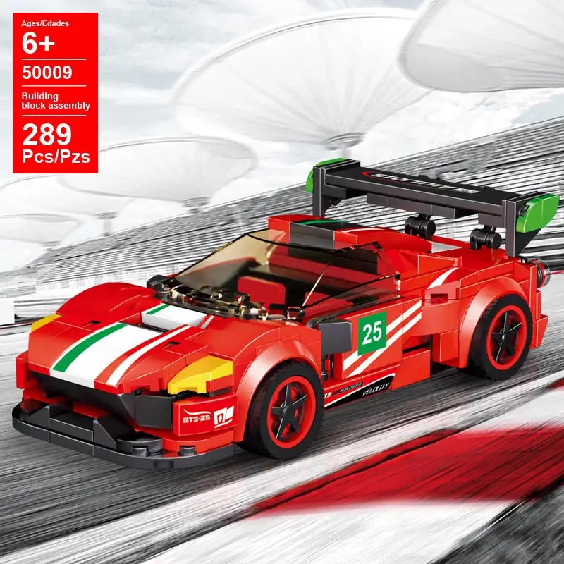 City Speed Champion Technical Car Sports Racing Car Moc Building Blocks Educational Toys For Kids Boys christmas Gifts