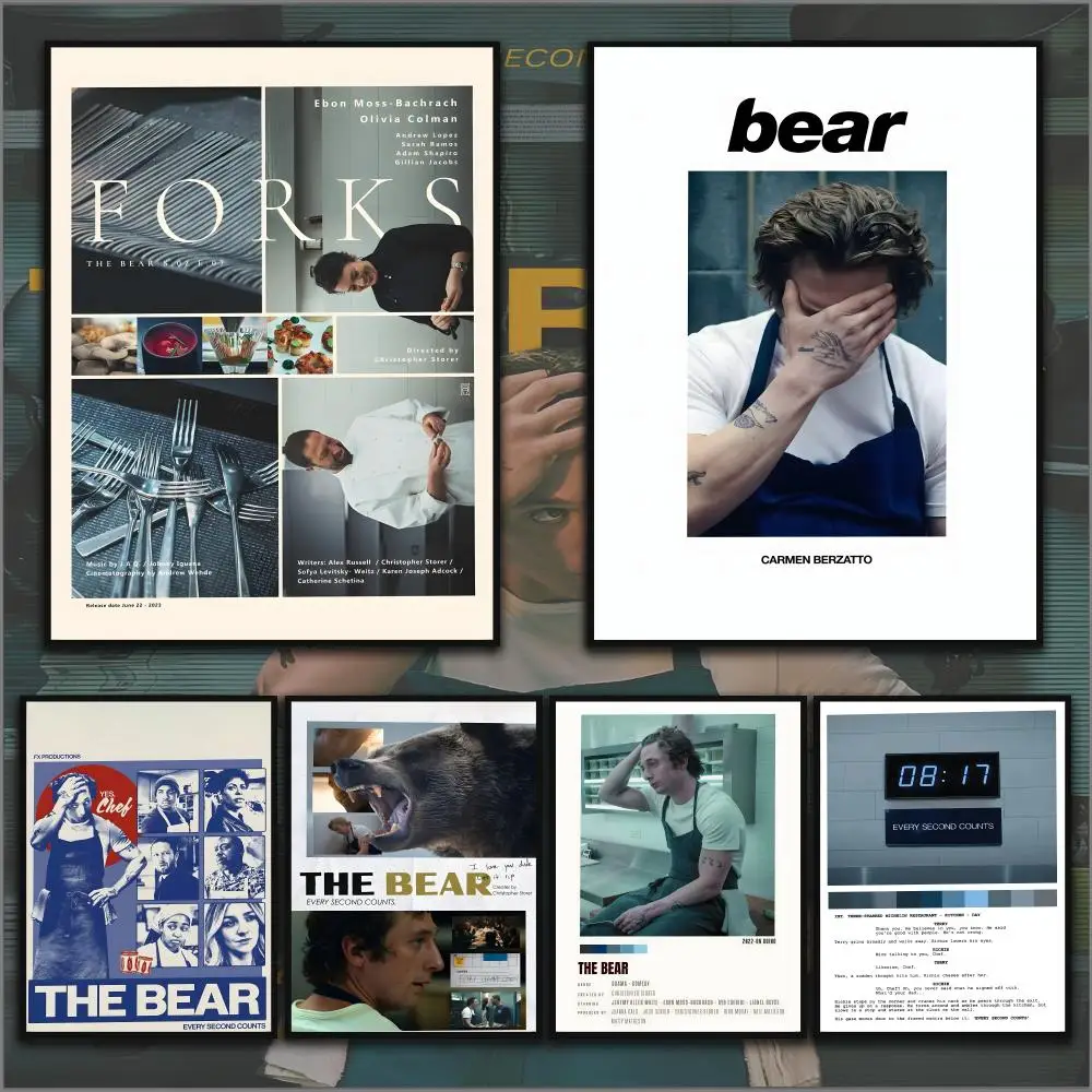 The B-Bear Movie Poster HD PVC Waterproof Wall Art - Self Adhesive Scratch Proof For Home Office Bar