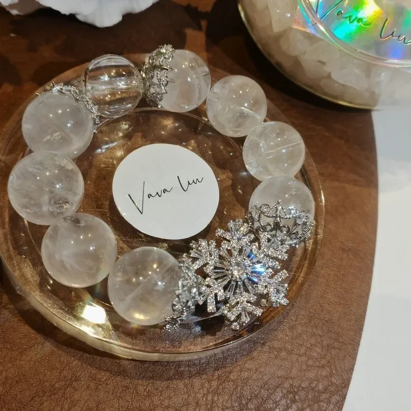 White Crystal Asai Bracelet Gift 20mm Fairy Bracelet Sweet New DIY