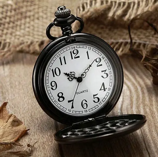 Men Vintage Pocket Watch Quartz Movement Durable Watch With Thin Chain Fashion Delicate Practical Watches A Gift For Friend 2023