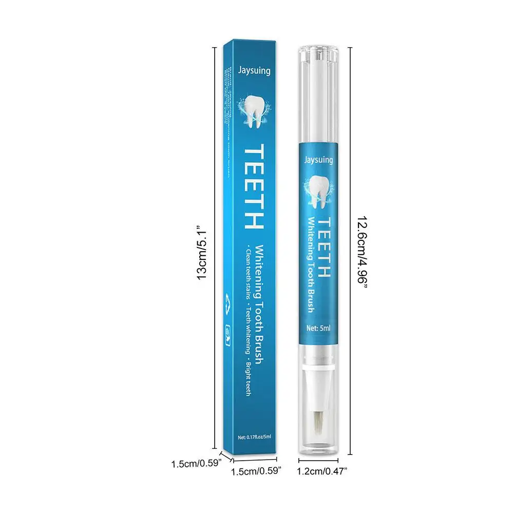 Stylo de Soins Buccaux Créatif, Efficace et Facile à Transporter, Brosse de Blanchiment des Dents, Enlève la Plaque SAF Indolore, 5ml