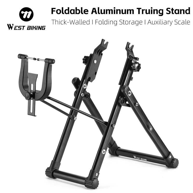 

WEST BIKING велосипедный складной обод колеса, регулировочная корректорная платформа для MTB, дорожный складной велосипед, инструмент для ремонта велосипеда из углеродистой стали