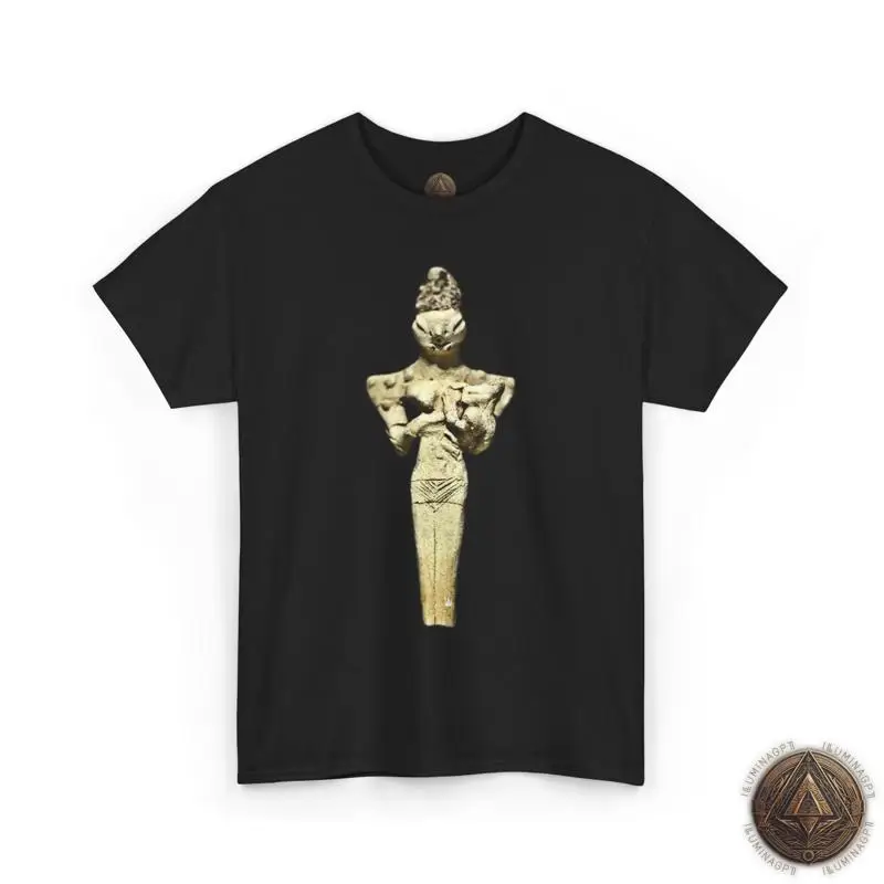 تي شيرت تمثال الزواحف أنونكي للقطعة الأثرية الغريبة القديمة #1