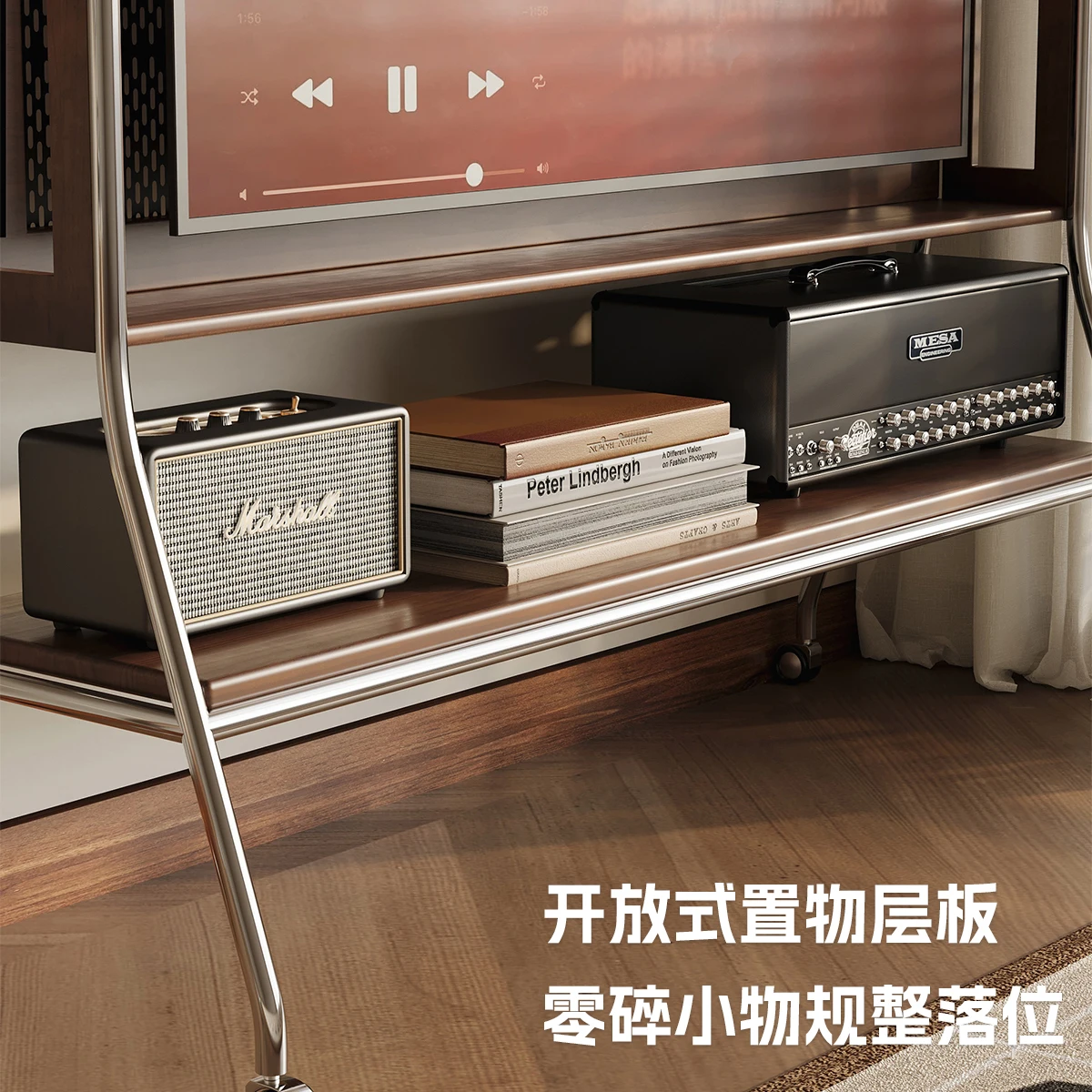 قوس غرفة نوم تلفزيون خزانة غرفة المعيشة رف تلفزيون وحدة صغيرة منزلية مع الأسطوانة #4