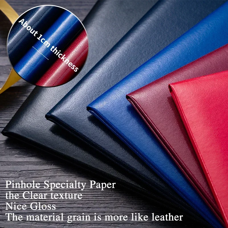 With Custom Award Leatherette For Diploma Turned Padded Edges Folders Graduation Cover Certificate Blank Holder