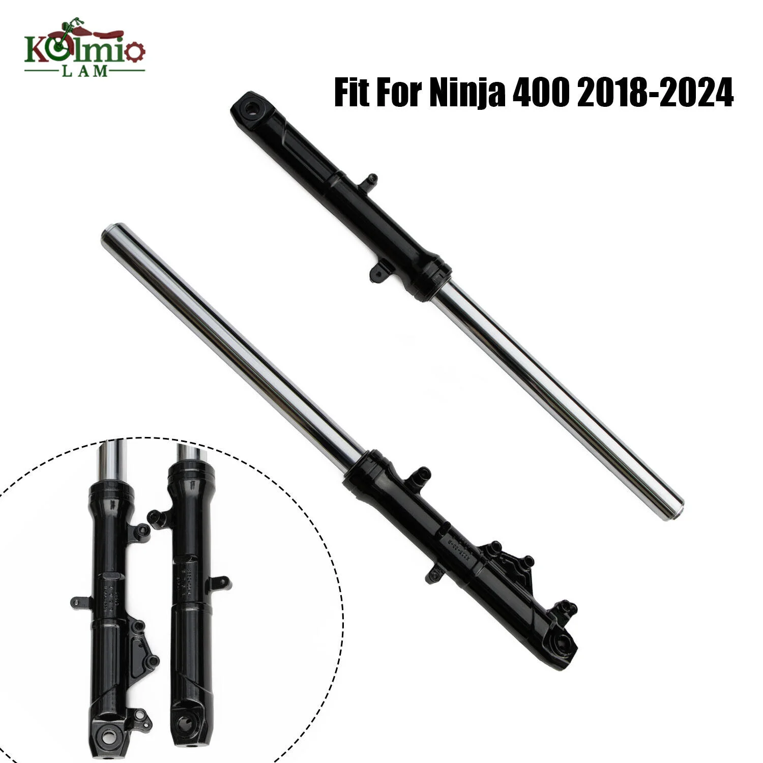 Fit For 2018 - 2024 KAWASAKI EX400 NINJA 400 Front Shock Absorber Fork Suspension Set EX 400 Ninja400 2019 2020 2022 2023