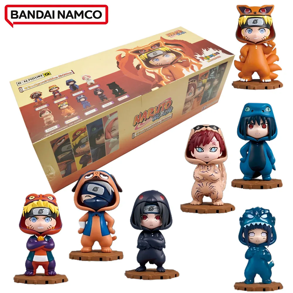 

New Genuine Bandai Naruto Pajamars Series Blind Box Trendy Toy Cute Character Creative Desktop Ornament Birthday Gifts for Girls