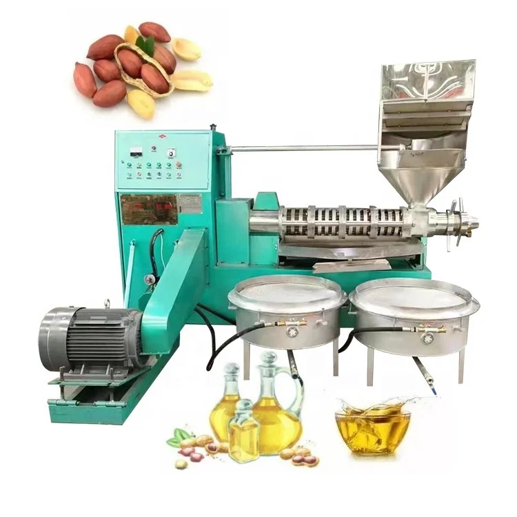 Screw Type Automatic Peanut and Sunflower Oil Press Machine with Oil Filtering and Electrical Heater